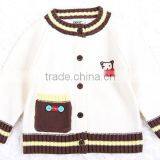 Trim Contrast Latest New Style Raglan Cardigan Sweater thumbnail-2