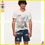 wholesale V-neck camisas de hombre cool t shirt manufacture OEM/ODM