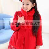 Autumn and Winter Girls in Children in the Long Fur Coat Imitation Suede Windbreaker Jacket thumbnail-3