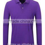 Custom Mens Long Sleeve Blank Polo Shirt thumbnail-3
