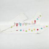 Girl Tights White Colorful Ponit Socks Long Socks thumbnail-3