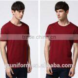 Custom High Quality Blank Men Plain Stretch Print 100 Cotton t Shirt thumbnail-4