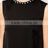 French Connection Dress With Encrusted Neckline thumbnail-3