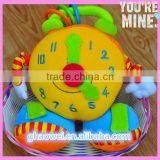 Funny Shaking Clock Baby Educational Plush Toys Baby Bed Hanging Toys thumbnail-1