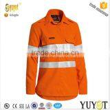 WOMEN'S TAPED LIGHTWEIGHT HI VIS LONG SLEEVE FR SHIRT thumbnail-1