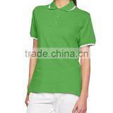 Women's Green,Yellow,Red Tipping Polo Golf Tee Shirt thumbnail-5