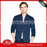 Hot Selling Cool Blue Pocket Button Cardigan Jacket Clothes Men With Best Prices thumbnail-1