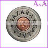 Wholesale Custom Zinc Alloy Metal Botton Jeans Button for Lady Jeans thumbnail-5