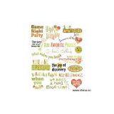 Sell Transfer Printed Sticker thumbnail-1