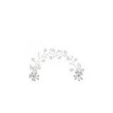 Fashion Rhinestone Crystal Bridal Accessories Hair Slice With 925 Sterling Silver thumbnail-1