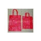 Customized Red / Yellow / Blue Reusable, Eco-friendly Non Woven Fabric Carry Bags for Shop thumbnail-1