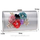 Pearl Flower Acrylic 2017 Fancy Clutch Bag / Flower 4 Color Purse Evening Handbag s Bridal Wedding Purse Party Bag Handbag thumbnail-2