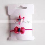 Cute Kids Hot Pink Star Ponytail Hair Band Elastic thumbnail-1
