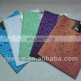 White Leaves Pattern African Fabirc Embroidery Sego Headtie Headwear thumbnail-3