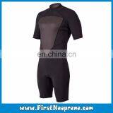 Customize 2/3MM Premium Neoprene CR Men Short Sleeve Underwater Shorty Diving Suit thumbnail-1
