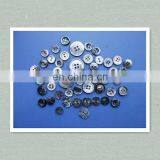 30mm Fashion Embossed Crest Gold Metal Button With Pearls thumbnail-3