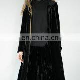 New Arrival Style Customized Long Women Winter Hoodie Velvet Coats thumbnail-2