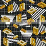 Customized Small Quantity Printed Bamboo Spandex Knitted Jersey Fabric