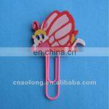 Soft Pvc Butterfly Shapes Bookmark for Book