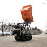 Factory Supply Mini Crawler Type Gas Engine Truck Dumper With Hydraulic Scissor Lifter thumbnail-5