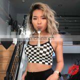 Hot Wholesale Nice Quality Women's Laides Sexy Plaid Spaghtti Strap Crop Top thumbnail-2