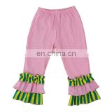 Toddler Baby Girls Icing Ruffle Leggings Pants Cotton Tights Active Trousers 3 pleats