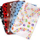 Cute Cat Fleece Blanket Pet Dog Blanket Warm Paw Print Blanket Bed Cover for Dogs and Cats thumbnail-3