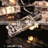 IP65 Photo Clip String Lights Battery Powered Led Fairy Light Party Bedroom DIY Clothespin Shapes thumbnail-5