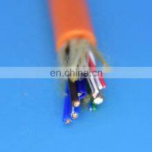 Kevlar Braid Robot Cable 8 Core Fiber Optic Coaxial Cable