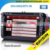 Erisin ES8015V 8" Car Multimedia System DVD Radio BT Golf 5 PASSAT 2006