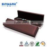 China Manufacturers Wholesale Wine Red Custom PU Jewelry Box thumbnail-1