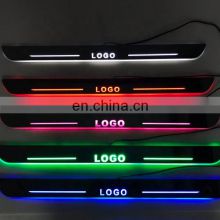car Door Sill welcome Plate Strip moving light led door scuff for hyundai ix25 other exterior accessories