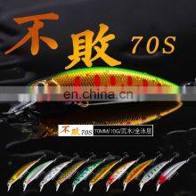 Top Quality Fishing Lure Hard 70mm10g Lure Minnow Floating Plastic Lure Wholesale thumbnail-5