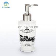 Современный арт-стикер, набор из 4 штук керамических аксессуаров для ванной комнаты, набор аксессуаров для туалетной щетки thumbnail-3