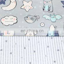 Cartoon Star Rabbit Cloth Fabric Cotton Bed Sheet Fabric Quilt Cover Twill Fabricc thumbnail-5