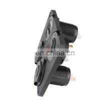 Car and Yacht Modification Four-hole Panel Combination + Dual USB Car Charger + Power Take-out Socket + Voltmeter + Round Switch thumbnail-2