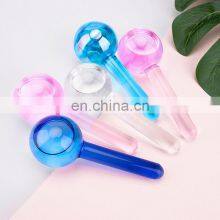 Hot Selling Facial Massage Roller Magic Beauty Products Glass Ice Globe With Sequin For Massage Anti Aging thumbnail-4