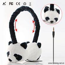 Factory Price Volume Control Lovely Plush Kids Headphones thumbnail-4