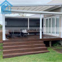 Economic Outdoor Retractable Roof Pergola With Waterproof and Sunshade Canopy