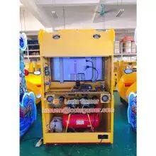 Guangdong Zhongshan Tai Le Amusement Children's Indoor and Outdoor Video Games Coin-operated Self-help Sports Class Crazy Rowing Stimulation Swing Racing Simulation Crazy Out of the Lottery thumbnail-4