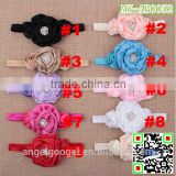 Ribbon rose fabric flower baby hair accessories latest wedding decorations MY-AB0052