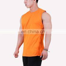 New Arrival Men's Loose Casual Solid Color Sleeveless Shirt Man Gym Tank Top Workout Training Sports Wear thumbnail-4