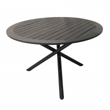 Guangzhou Factory OEM Rattan Furniture Set With Branded Packaging Outdoor Round Dining Table and Chairs thumbnail-2