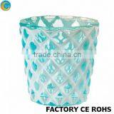 2016 Latest Decorative Antique Matte Finish Glass Pearl Tealight Holder/ Crystal Wedding Candelbra