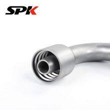 Parker One-Piece Hose Crimp Fittings, Metric Crimp-Type Three-Piece Hose Fittings, Rubber Hose Crimp Fittings thumbnail-4