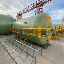 Chemical Fiberglass Mixing Tank, Finished GRP Storage Tank, Small Wastewater Tank thumbnail-3