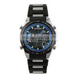 New Black & Blue Silicon Material Men Watches For Sport thumbnail-1