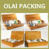 Luxury Variety Wooden Tea Chest Box With 30 Large Pyramid Real Leaf Tea Bags thumbnail-1