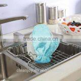 Home Kitchen Cleaning Wash Dishes Wood Fiber Waterproof Magic Gloves thumbnail-4