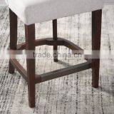 Raymer Furniture Living Beige Linen Tufted High Bar Stool thumbnail-3